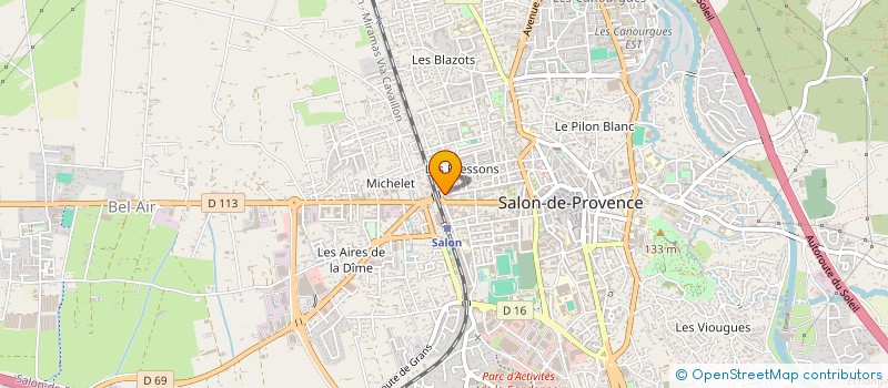 localisation de l'entreprise MADAME STEPHANIE PEREZ  SALON-DE-PROVENCE