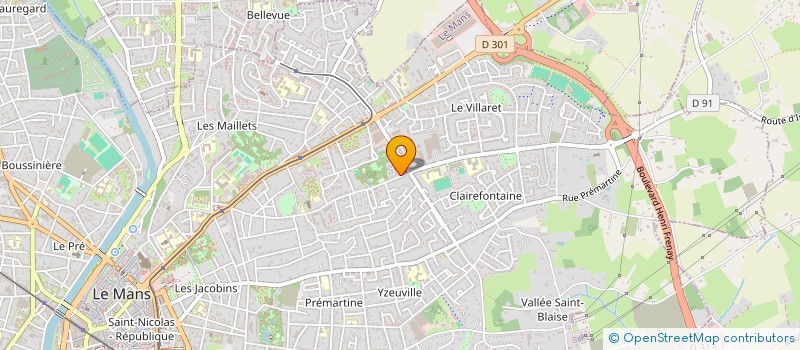 localisation de l'entreprise MADAME STEPHANIE PERRET  LE MANS