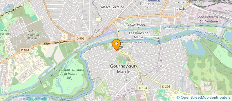 localisation de l'entreprise MADAME STEPHANIE PERRIN à GOURNAY-SUR-MARNE