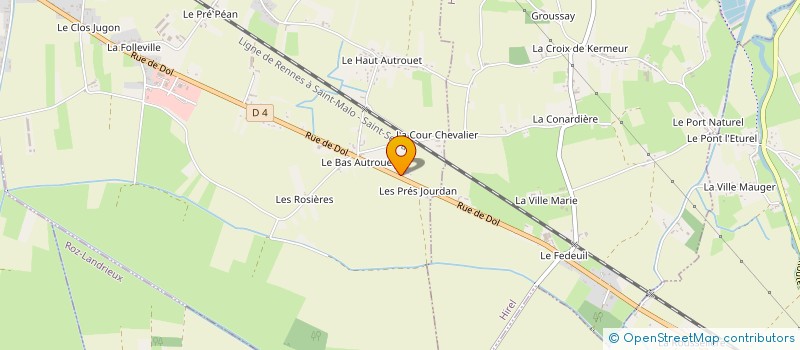 localisation de l'entreprise MADAME STEPHANIE PERRON  LA FRESNAIS