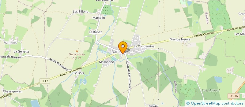 localisation de l'entreprise MADAME STEPHANIE PERROT à BANEINS
