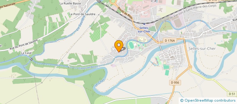 localisation de l'entreprise MADAME STEPHANIE PERSEIL  SELLES-SUR-CHER