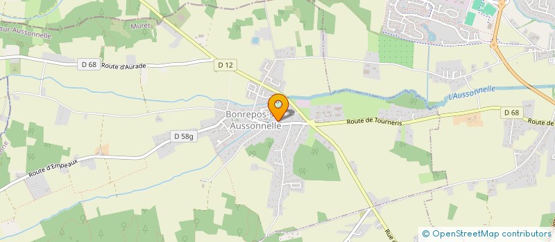 localisation de l'entreprise MADAME STEPHANIE PERSON  BONREPOS-SUR-AUSSONNELLE