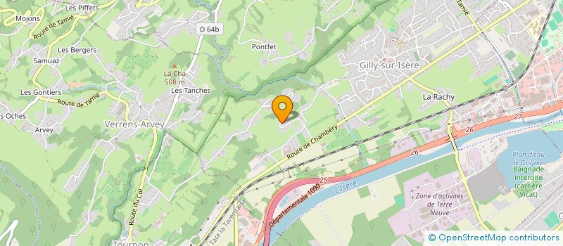 localisation de l'entreprise MADAME STEPHANIE PETEL  GILLY-SUR-ISERE