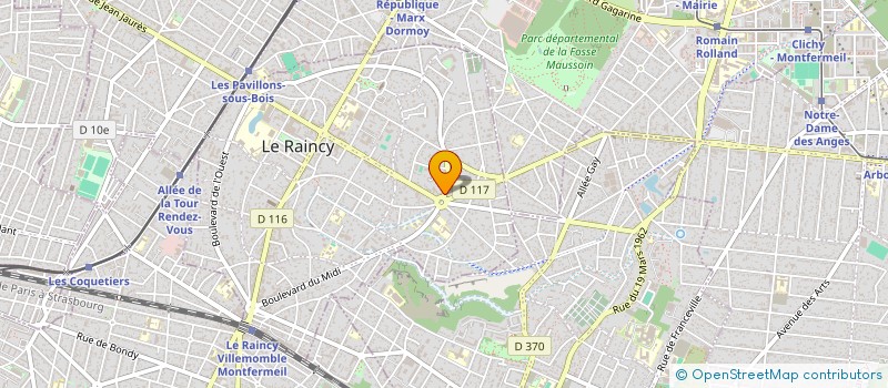localisation de l'entreprise MADAME STEPHANIE PETIT à LE RAINCY