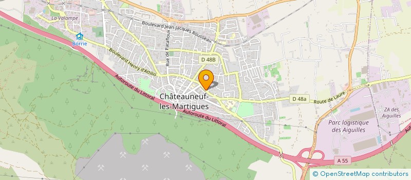 localisation de l'entreprise MADAME STEPHANIE PEYRON à CHATEAUNEUF-LES-MARTIGUES