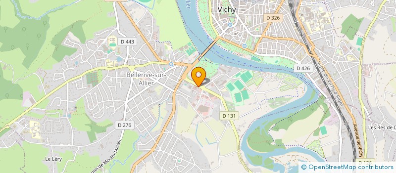 localisation de l'entreprise MADAME STEPHANIE PEZIN  BELLERIVE-SUR-ALLIER