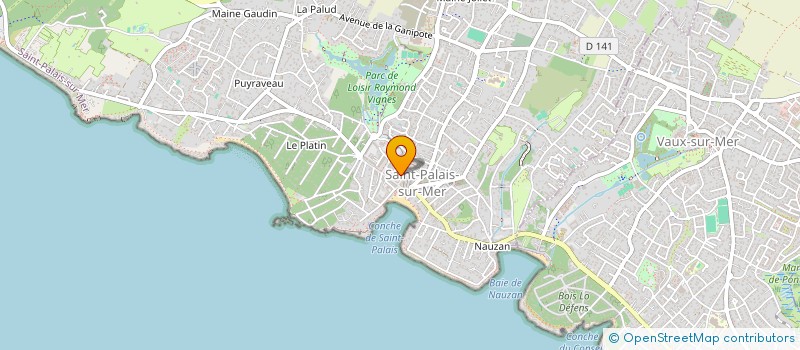 localisation de l'entreprise MADAME STEPHANIE PHELIPOT  SAINT-PALAIS-SUR-MER