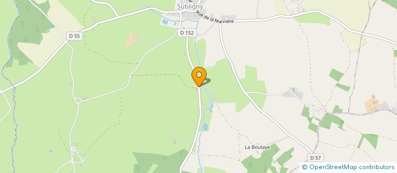 localisation de l'entreprise MADAME STEPHANIE PHILIPPE  SUBLIGNY