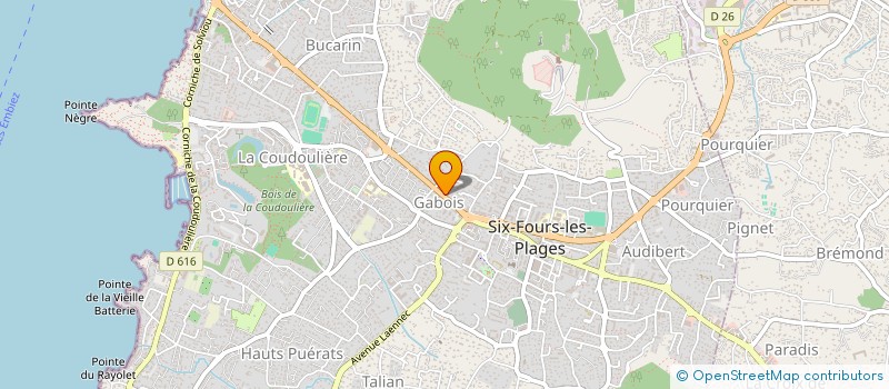 localisation de l'entreprise MADAME STEPHANIE PHILIPPE à SIX-FOURS-LES-PLAGES
