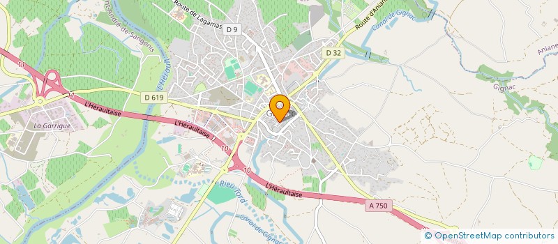 localisation de l'entreprise MADAME STEPHANIE PHILIPPON  GIGNAC