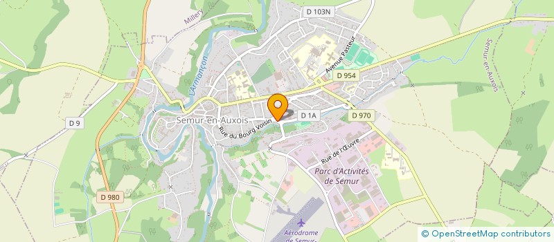 localisation de l'entreprise MADAME STEPHANIE PHILIZOT  SEMUR-EN-AUXOIS