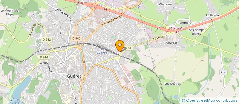 localisation de l'entreprise MADAME STEPHANIE PICARD  SAINT-SULPICE-LE-GUERETOIS