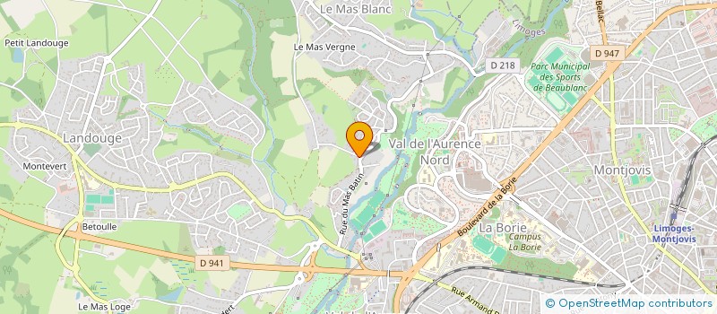 localisation de l'entreprise MADAME STEPHANIE PICHOT à LIMOGES