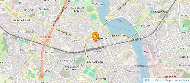 localisation de l'entreprise MADAME STEPHANIE PIEDERRIERE  LORIENT