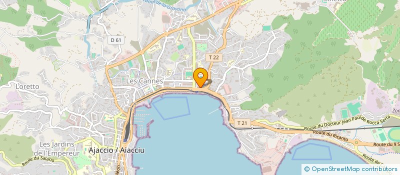 localisation de l'entreprise MADAME STEPHANIE PIERI à AJACCIO