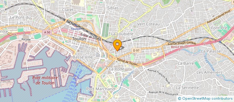 localisation de l'entreprise MADAME STEPHANIE PIERRON  TOULON