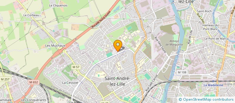 localisation de l'entreprise MADAME STEPHANIE PILLEZ  MARQUETTE-LEZ-LILLE