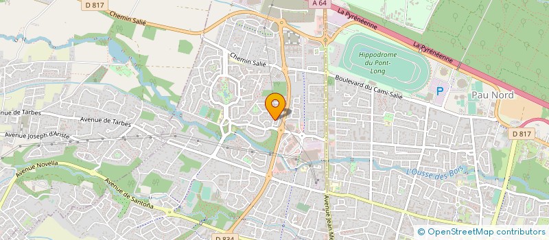 localisation de l'entreprise MADAME STEPHANIE PIMENTEL à LONS