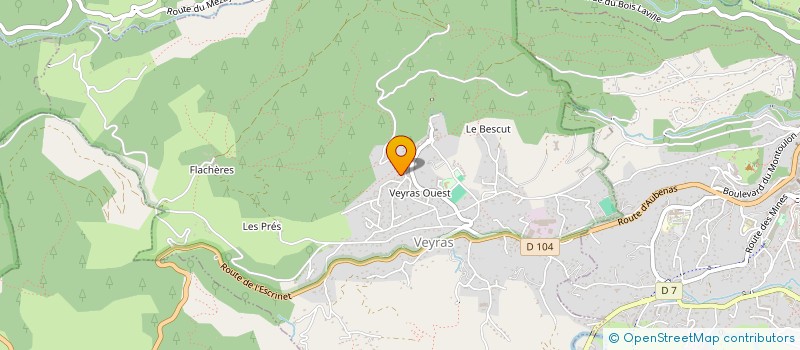 localisation de l'entreprise MADAME STEPHANIE PIMPAUD  VEYRAS