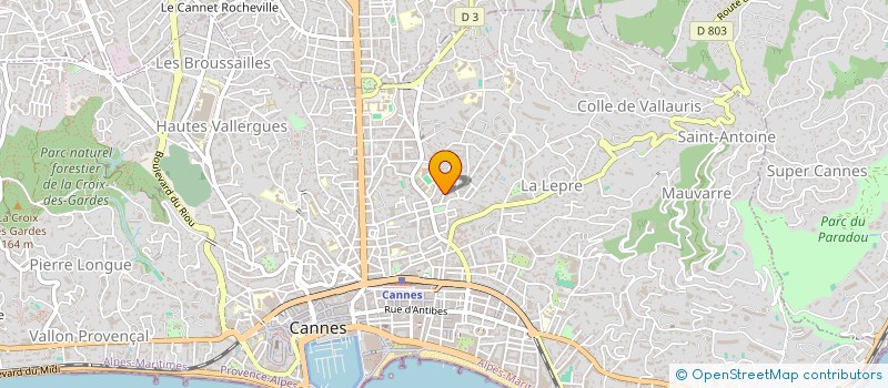 localisation de l'entreprise MADAME STEPHANIE PINAZO à CANNES