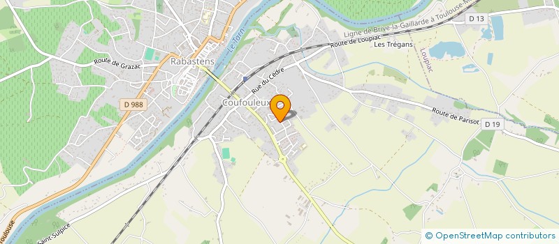 localisation de l'entreprise MADAME STEPHANIE PINEL à RABASTENS