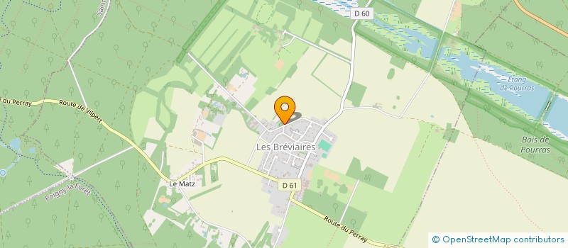 localisation de l'entreprise MADAME STEPHANIE PINEL  LES BREVIAIRES