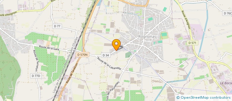 localisation de l'entreprise MADAME STEPHANIE PINOL  ROGNONAS