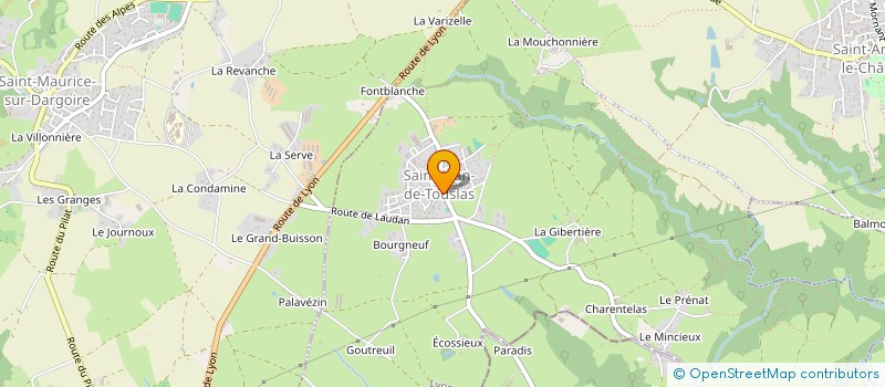 localisation de l'entreprise MADAME STEPHANIE PIREYRE  ECHALAS