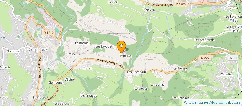 localisation de l'entreprise MADAME STEPHANIE PISSARD-GRANTET  COMBLOUX