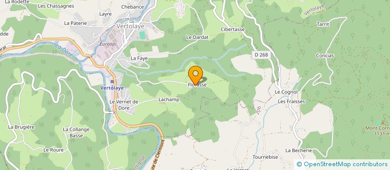 localisation de l'entreprise MADAME STEPHANIE PISSAVIN  VERTOLAYE