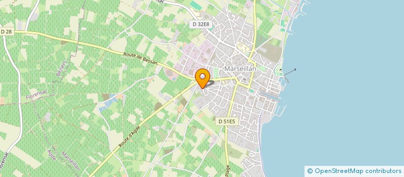 localisation de l'entreprise MADAME STEPHANIE PITHON à MARSEILLAN