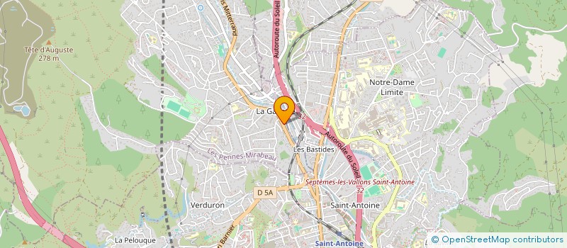 localisation de l'entreprise MADAME STEPHANIE PIZZO à LES PENNES-MIRABEAU