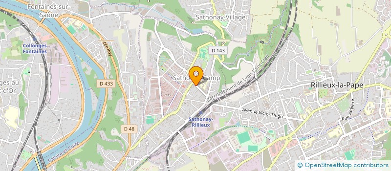 localisation de l'entreprise MADAME STEPHANIE PLACE  FONTAINES-SUR-SAONE