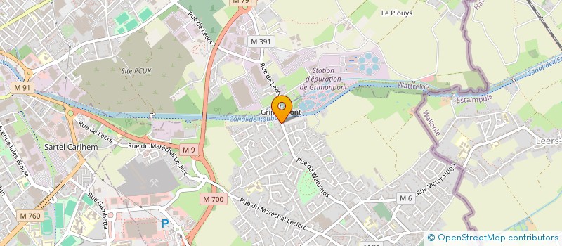 localisation de l'entreprise MADAME STEPHANIE PLADYS  LEERS