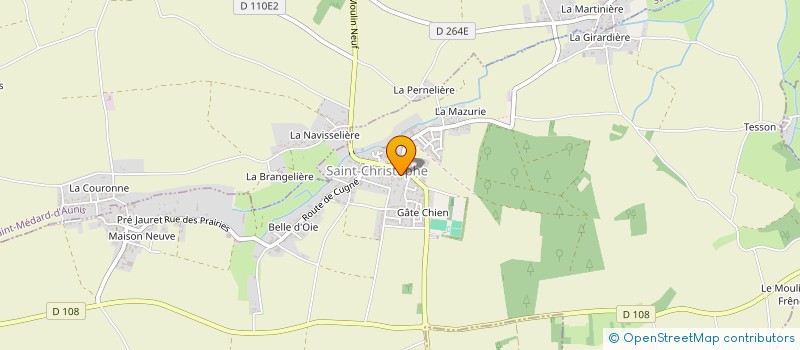 localisation de l'entreprise MADAME STEPHANIE PLANCHET à SAINT-CHRISTOPHE