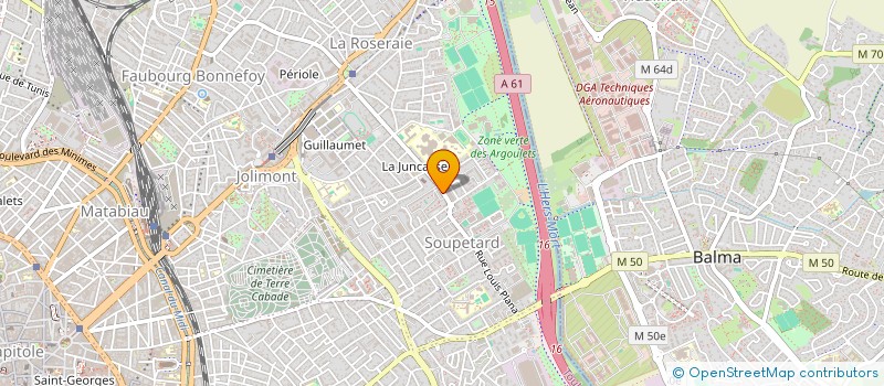 localisation de l'entreprise MADAME STEPHANIE PLANTIER  TOULOUSE