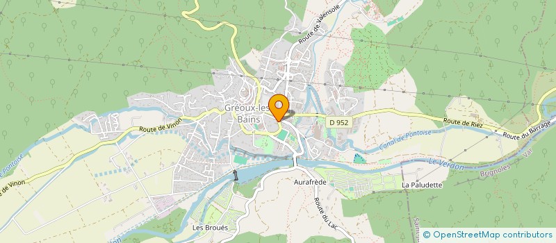 localisation de l'entreprise MADAME STEPHANIE PLANTIER  GREOUX-LES-BAINS