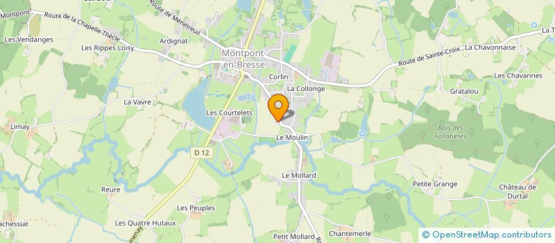 localisation de l'entreprise MADAME STEPHANIE PLUCHE  MONTPONT-EN-BRESSE