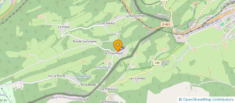 localisation de l'entreprise MADAME STEPHANIE PODEVIN  VILLERS-LE-LAC