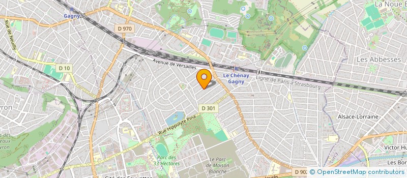 localisation de l'entreprise MADAME STEPHANIE PODVIN  GAGNY