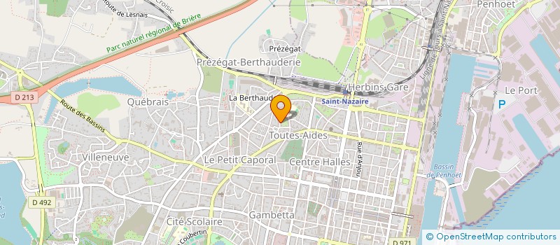 localisation de l'entreprise MADAME STEPHANIE POILANE  SAINT-NAZAIRE