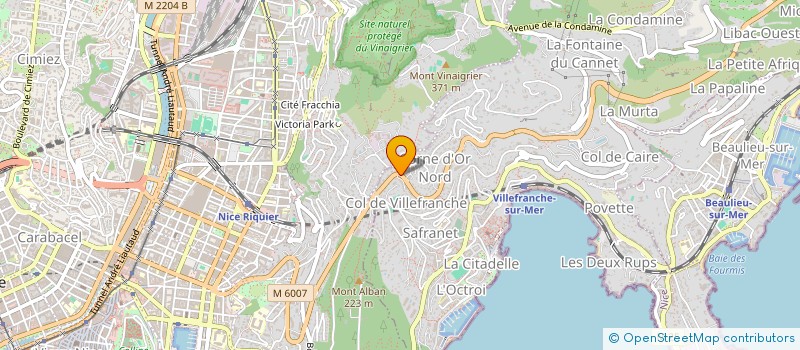 localisation de l'entreprise MADAME STEPHANIE POIRIER à VILLEFRANCHE-SUR-MER