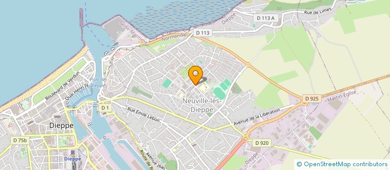 localisation de l'entreprise MADAME STEPHANIE POISSON à DIEPPE