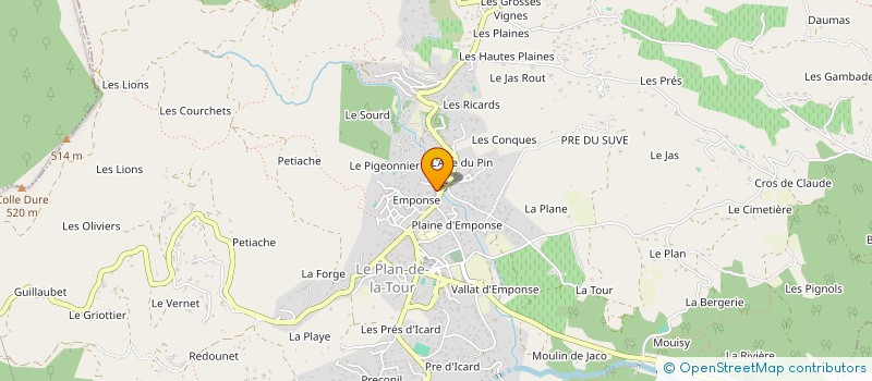 localisation de l'entreprise MADAME STEPHANIE POLETTI à SAINTE MAXIME