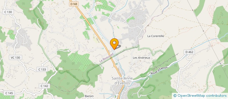 localisation de l'entreprise MADAME STEPHANIE POLLARD  EVENOS