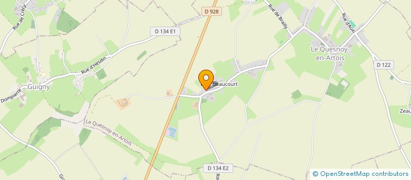 localisation de l'entreprise MADAME STEPHANIE PONCHEL  LE QUESNOY-EN-ARTOIS