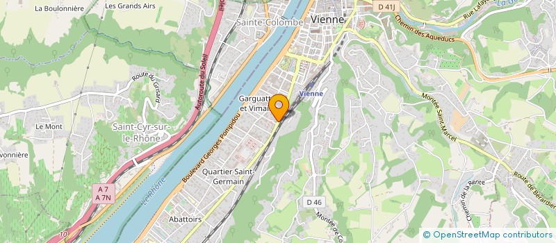 localisation de l'entreprise MADAME STEPHANIE PONS à VIENNE