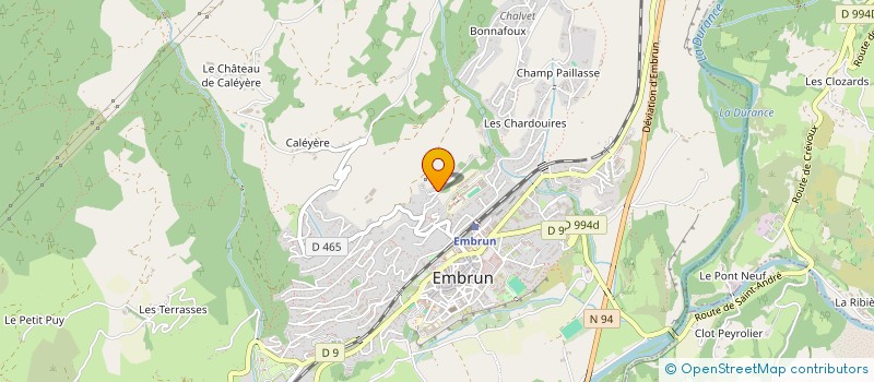 localisation de l'entreprise MADAME STEPHANIE PORQUEZ  EMBRUN