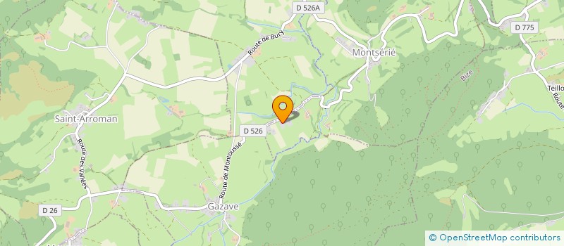 localisation de l'entreprise MADAME STEPHANIE PORTE  MONTSERIE